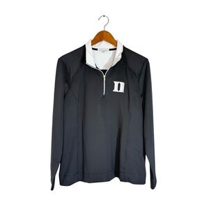FAIRWAY & GREENE Duke Blue Devils Womens Wells Quarter Zip Tech Pullover Sz‎ XL